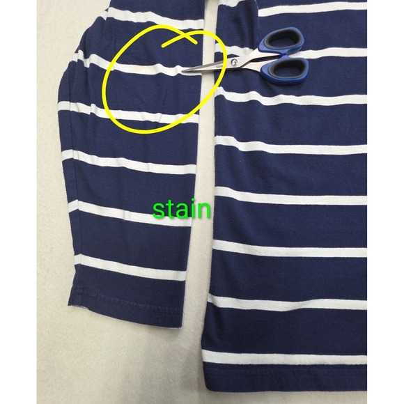 Polo Ralph Lauren Hoodie Shirt Men XL Pullover Lightweight Cotton Striped Blue - Picture 4 of 9